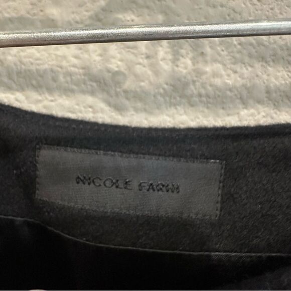 NICOLE FARHI | 6 | Black 100% cashmere long Maxi skirt - Picture 4 of 11